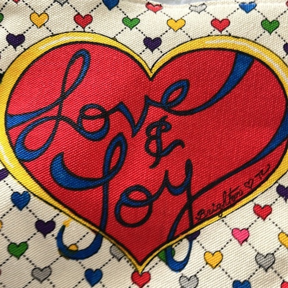 Purse shoulder love & joy pouch zipper pride rainbow heart bow colorful - Picture 5 of 8